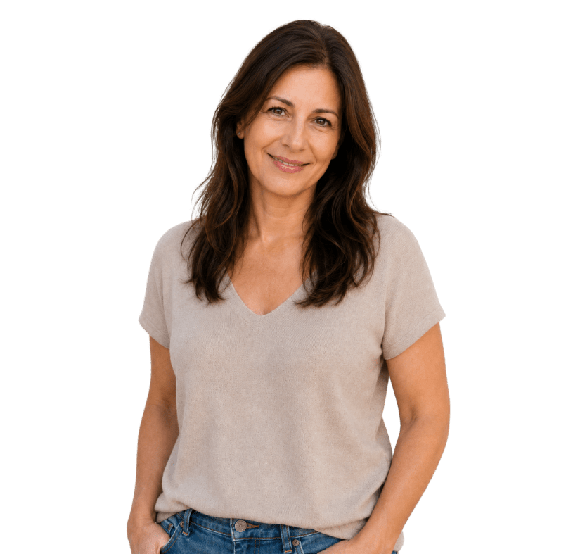 Female patient representing hair loss treatment and hair wellness support at Revelus Dermatology.