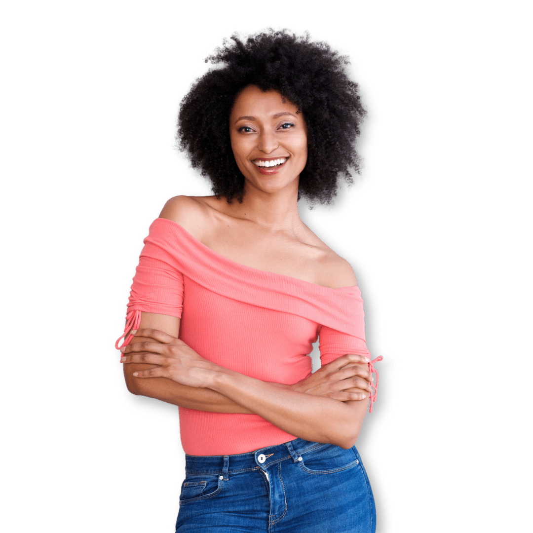 Smiling woman with radiant skin after Radiesse filler treatment in Austin, TX